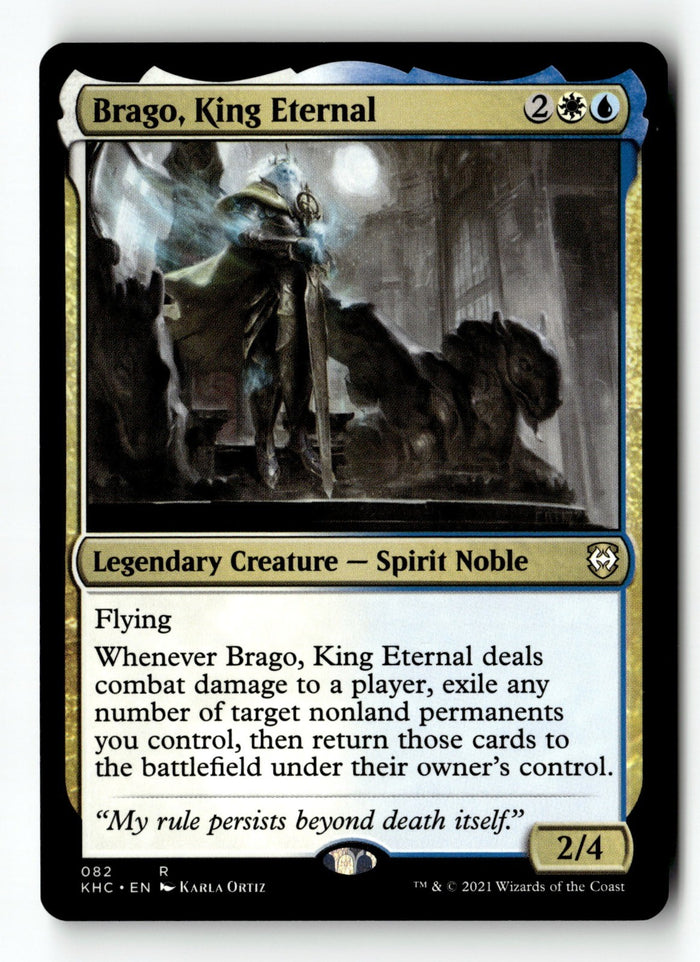 MTG Brago, King Eternal Commander: Kaldheim LP Magic The Gathering