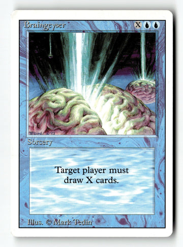 MTG Braingeyser Revised Edition LP Magic The Gathering