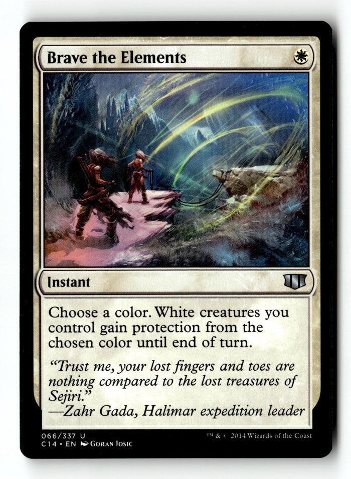 MTG Brave the Elements Commander 2014 LP Magic The Gathering