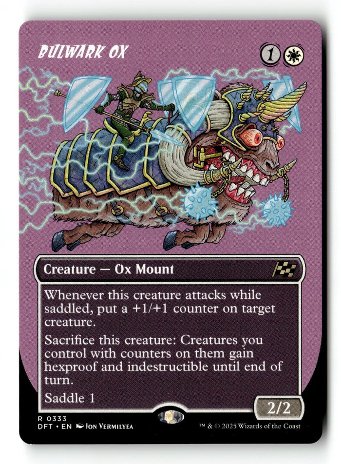 MTG Bulwark Ox (Borderless) Aetherdrift LP Magic The Gathering