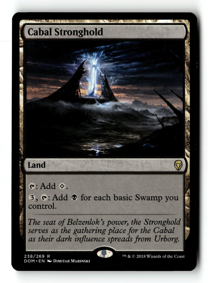 MTG Cabal Stronghold Dominaria LP Magic The Gathering