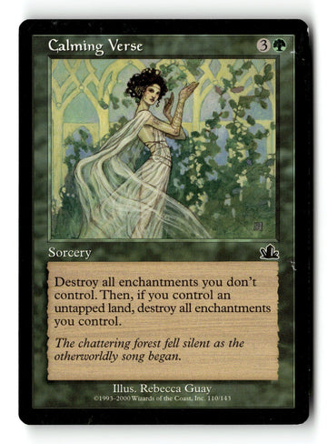 MTG Calming Verse Prophecy LP Magic The Gathering