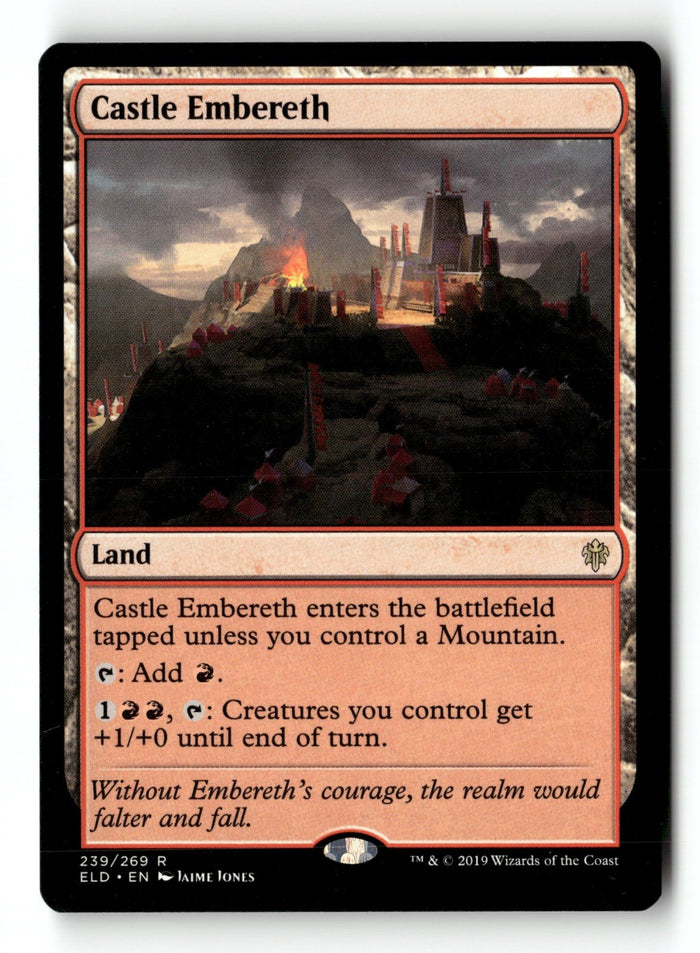 MTG Castle Embereth Throne of Eldraine LP Magic The Gathering