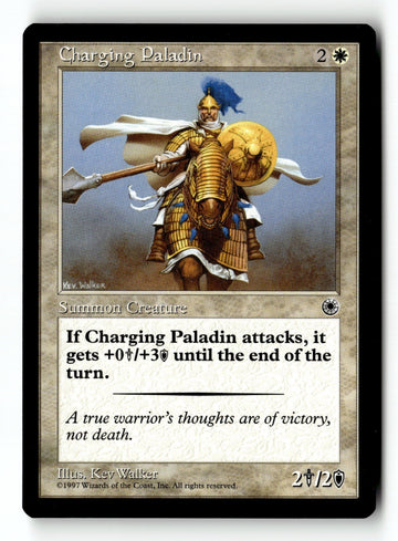 MTG Charging Paladin Portal LP Magic The Gathering