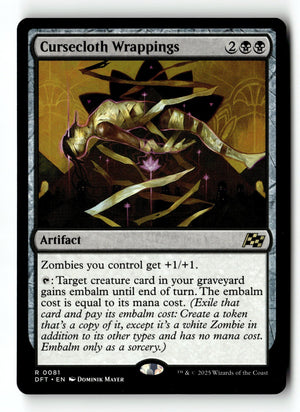 MTG Cursecloth Wrappings Aetherdrift LP Magic The Gathering