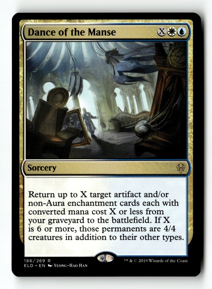 MTG Dance of the Manse Throne of Eldraine LP Magic The Gathering