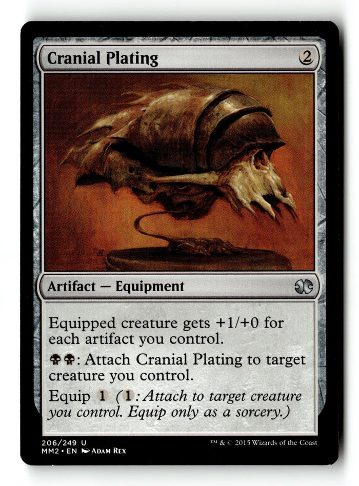 MTG Cranial Plating Modern Masters 2015 LP Magic The Gathering