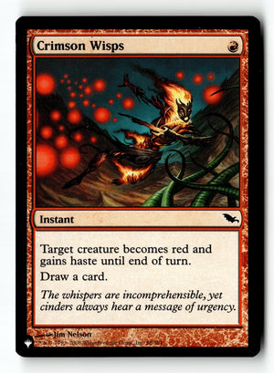 MTG Crimson Wisps Shadowmoor LP Magic The Gathering