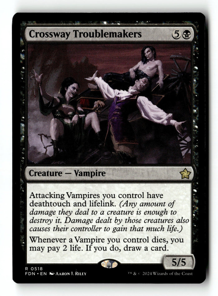 MTG Crossway Troublemakers Foundations LP Magic The Gathering