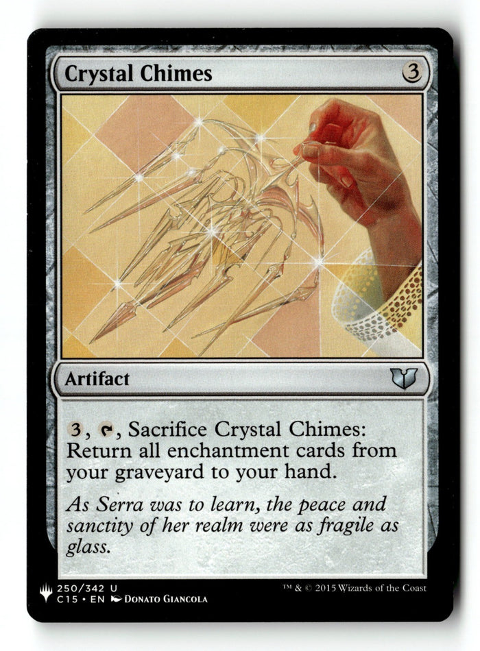 MTG Crystal Chimes Commander 2015 LP Magic The Gathering