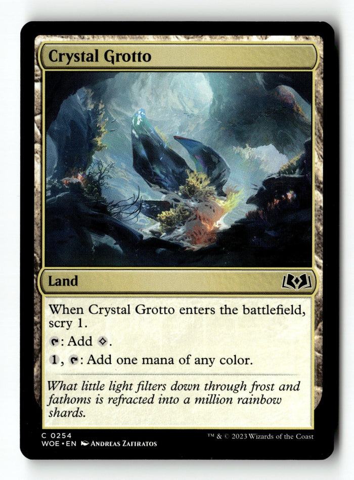MTG Crystal Grotto Wilds of Eldraine LP Magic The Gathering