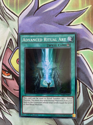 THSF-EN052 Advanced Ritual Art Super Rare 1st Edition Yugioh Card Near Mint Cond