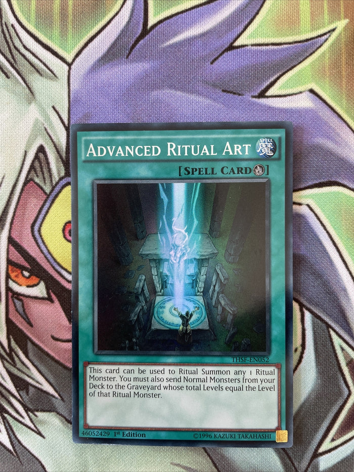 THSF-EN052 Advanced Ritual Art Super Rare 1st Edition Yugioh Card Near Mint Cond