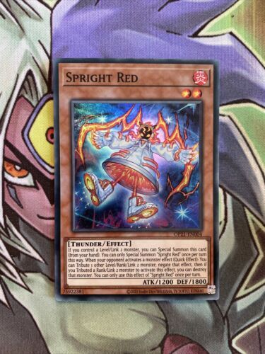 OP21-EN004 Spright Red Super Rare Unlimited Edition NM Yugioh Card