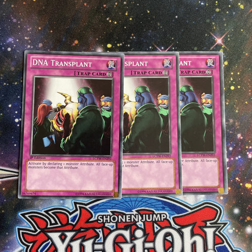 LCYW-EN292 x3 DNA Transplant Common Playset Yugioh