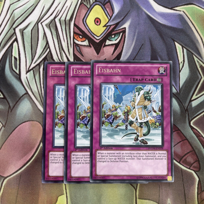 PHSW-EN079 x3 Eisbahn Rare Excellent Condition Yugioh