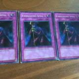 MFC-098/DR1-EN153 YuGiOh Card - 3x Exhausting spell