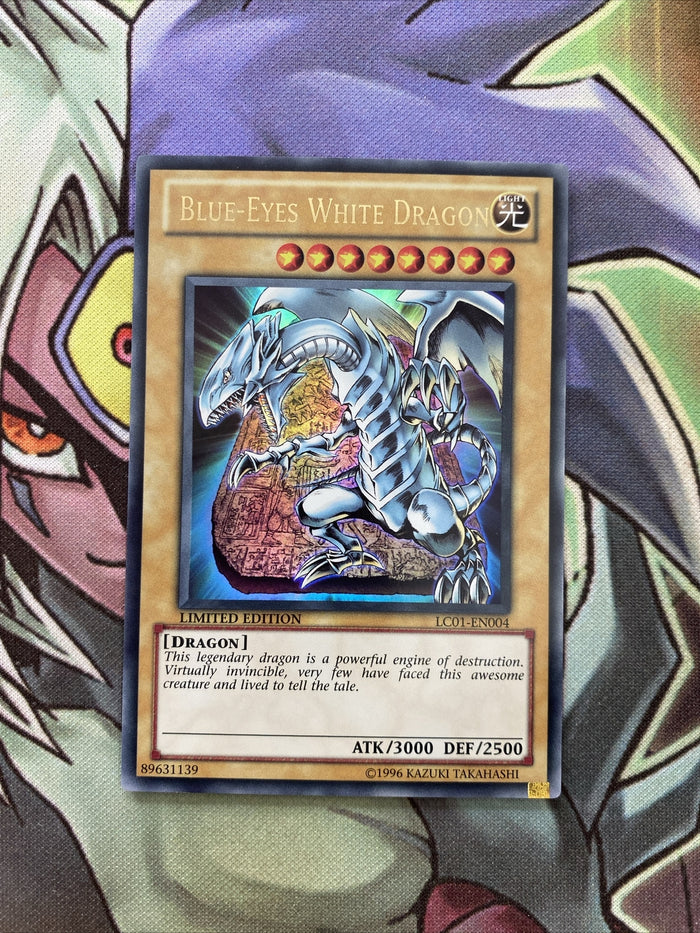 LC01-EN004 x3 Blue-Eyes White Dreagon Ultra Rare Excellent Condition Yugioh