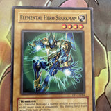 DP1-EN004 Yugioh Elemental Hero Sparkman Card