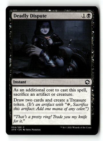 MTG Deadly Dispute Adventures in the Forgotten Realms LP Magic The Gathering