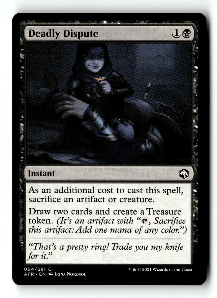 MTG Deadly Dispute Adventures in the Forgotten Realms LP Magic The Gathering