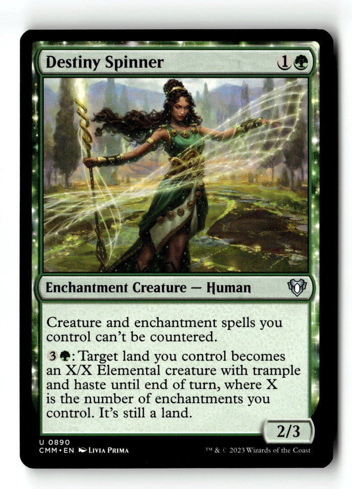 MTG Destiny Spinner Commander Masters LP Magic The Gathering