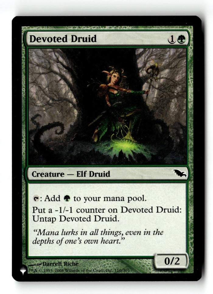 MTG Devoted Druid Shadowmoor LP Magic The Gathering