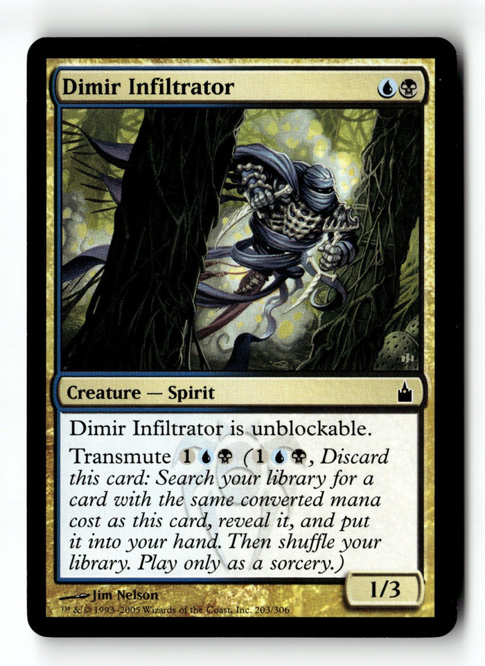 MTG Dimir Infiltrator Ravnica: City of Guilds LP Magic The Gathering