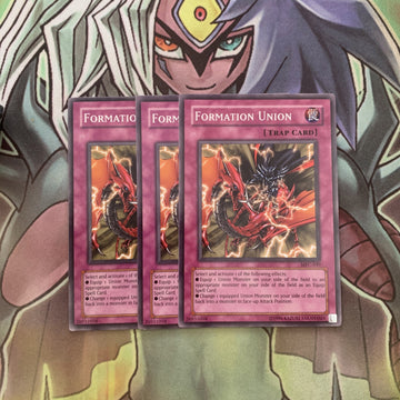 MFC-049 x3 Formation Union Common Excellent Condition Yugioh