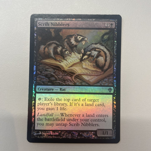Scrib Nibblers - Worldwake FOIL Excellent Magic MTG