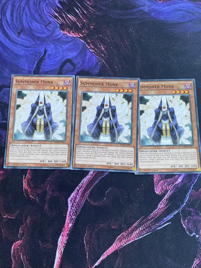 SDHS-EN017 X3 Yugioh Summoner Monk Mixed Sets (Mixed)