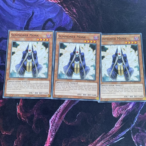 SDHS-EN017 X3 Yugioh Summoner Monk Mixed Sets (Mixed)