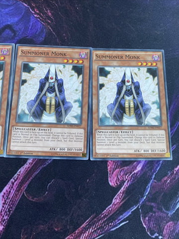 SDHS-EN017 X3 Yugioh Summoner Monk Mixed Sets (Mixed) (back)