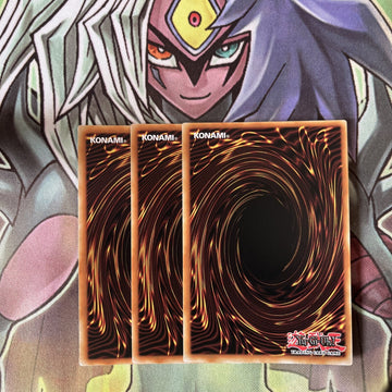 DUSA-EN001 x3 Double Fin Shark Ultra Rare Excellent Condition Yugioh (back)