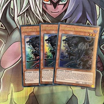 COTD-ENSP1 x3 Vendread Houndhorde Ultra Rare Excellent Condition Yugioh