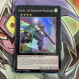 DUEA-EN054 Castel, The Skyblaster Muskteer Super 1st Edition NM Yugioh Card