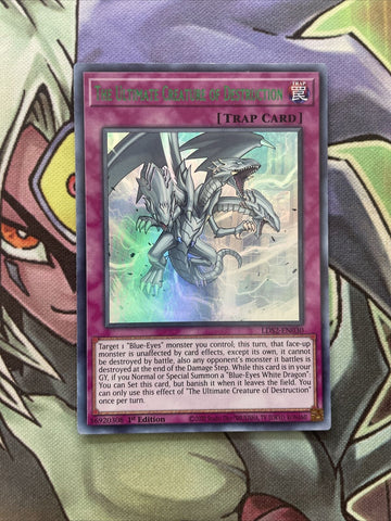 LDS2-EN030 The Ultimate Creature of Destruction Green Rare 1st Ed NM Yugioh