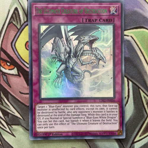 LDS2-EN030 The Ultimate Creature of Destruction Green Rare 1st Ed NM Yugioh