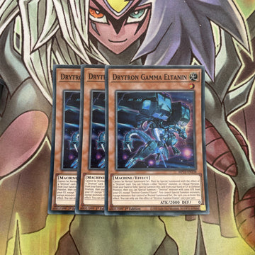 MP21-EN238 x3 Drytron Gamma Eltanin Super Rare Excellent Conditon Yugioh
