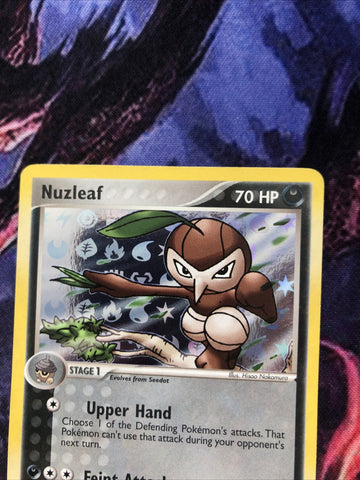 Pokemon Card Nuzleaf EX Hidden Legends Revere Holo 45/101 Near Mint (back)