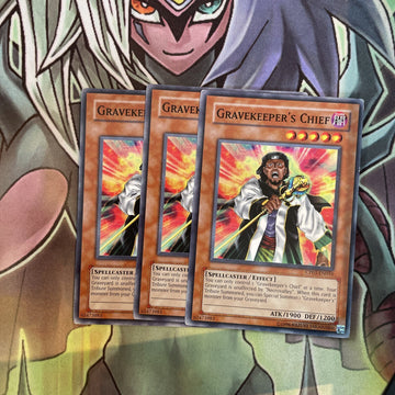 CP03-EN016 x3 Gravekeeper's Chief Common Excellent Condition Yugioh