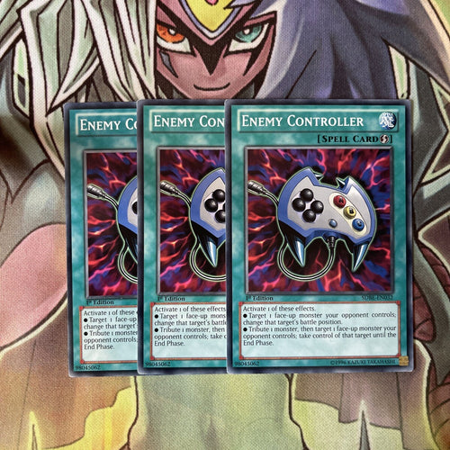 SDBE-EN032 x3 Enemy Controller Common Excellent Condition Yugioh