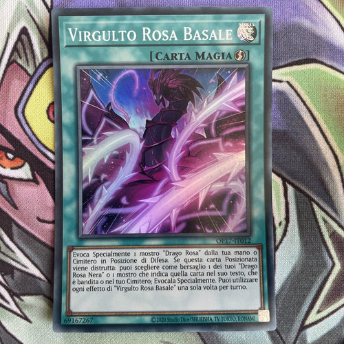 OP17-IT012 Basal Rose Shoot Super Rare ITALIAN Unlimited Edition NM Yugioh Card