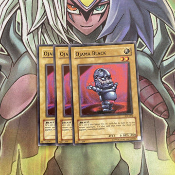 IOC-002 x3 Ojama Black Common Excellent Condition Yugioh