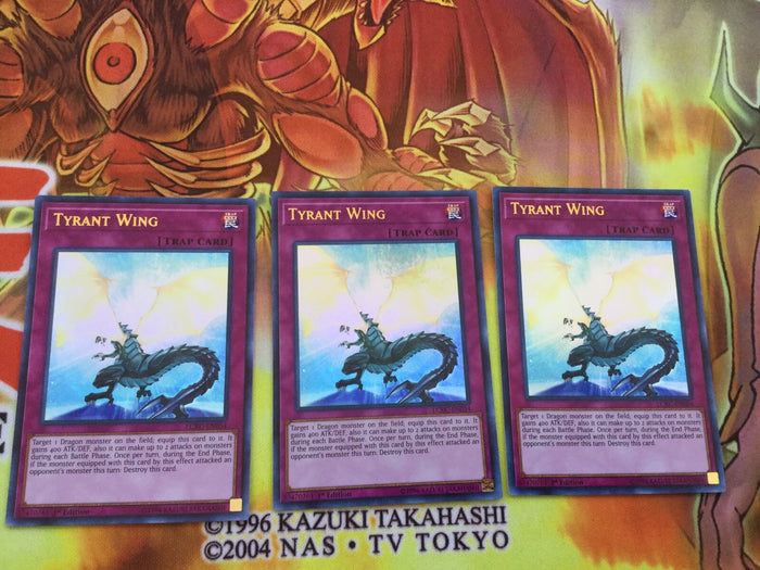 LCKC-EN054 YUGIOH 3 X TYRANT WING LEGENDARY COLLECTION KAIBA ULTRA