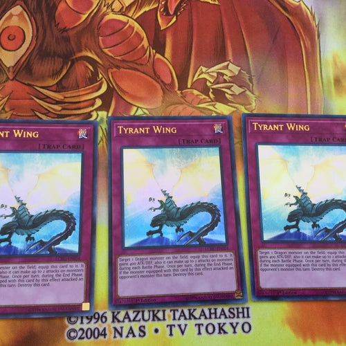LCKC-EN054 YUGIOH 3 X TYRANT WING LEGENDARY COLLECTION KAIBA ULTRA