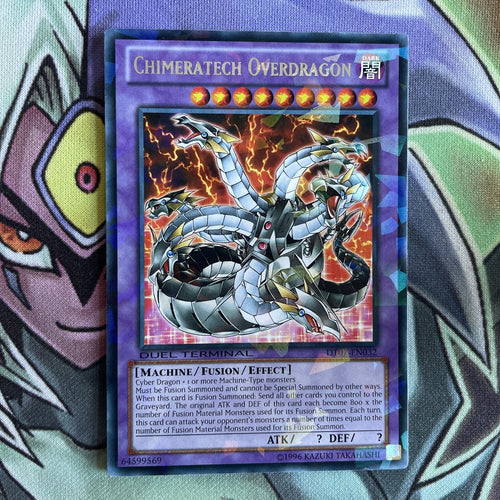 DT07-EN032 Chimeratech Overdragon Duel Terminal Rare 1st Edition NM Yugioh Card