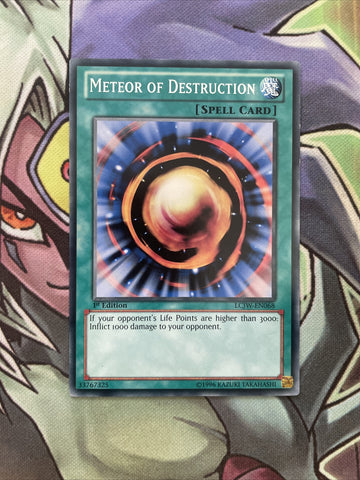 LCJW-EN068 Meteor of Destruction Common 1st Edition NM Yugioh Card