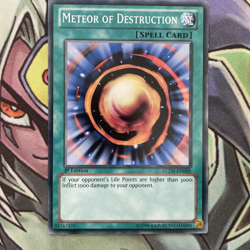 LCJW-EN068 Meteor of Destruction Common 1st Edition NM Yugioh Card