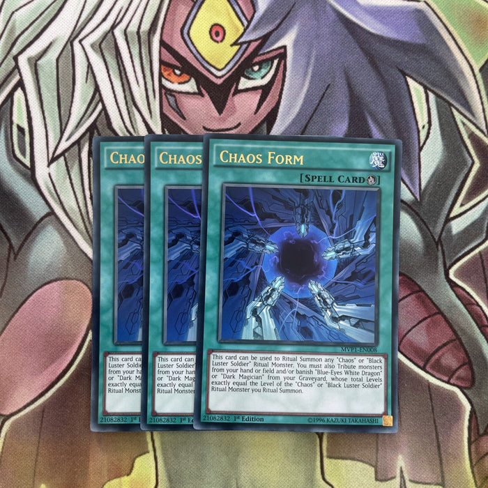 MVP1-EN008 x3 Chaos Form Ultra Rare Excellent Conditon Yugioh